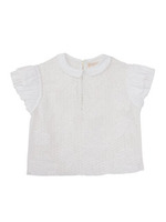 Peony　lace　blouse/black