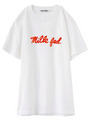 S/S BASIC TEE ICING/BLACK