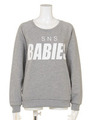 SNSBABIESスウェットPO/グレー