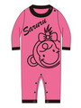 Saruru　FACE　ロンパース/ピンク