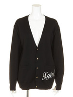 V-NECK KNIT CARDIGAN/BLUE