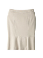 [L]ジャージフレアスカート/ベージュ系(051)