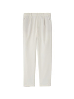 [L]タックストレッチクロップドパンツ/ベージュ系(051)