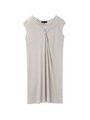 [L]ツイストデザインワンピース/グレー系(013)