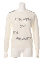 [Salon de Balcony]ロゴインターシャニット/GRN