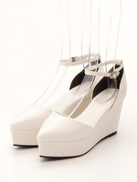 pointladyバルキーSHOES/ホワイト