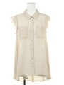 【JILL　by　JILLSTUART】CHIFFON　BLOUSES　　　　　/ホワイト