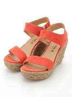 【KAREN　LIPS】CINDY　CAMOSIO　ANKLE　STRAP　WEDGE　SANDAL/NUVOLA(BLUE)