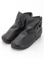 【MOOI】フェミニン レザーブーツ/CHOCO