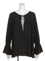 【Planet blue world】BOHOブラウス/ベージュ