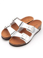 【SONIA.C】LAMINATO 2 BUCKLE SANDAL/GOLD