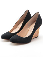 【vanitybeauty】コルクウエッジパンプス/ブルー