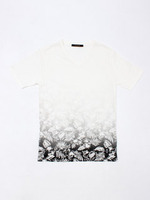 【メンズ】R　タンショクハナガラグラデTシャ/ピンク