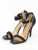 アンクルストラップベルテッドサンダル/YELLOW