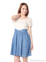 ウエストリボンボーダードッキングOP/コン