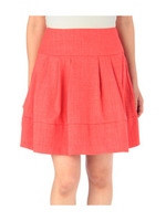 ウォッシャブル切替スカート/ピンク系(072)