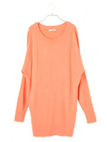 カシミアタッチラウンドネックドルマン/マスタードイエロー