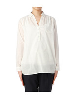 コットンスキッパーブラウス/ホワイト(003)