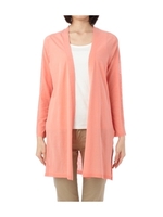 コットンニットカーディガン/オレンジ系(066)