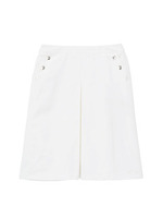 コットンメモリーツイルスカート/サンドベージュ(053)