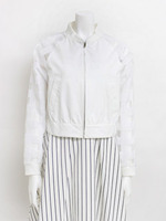 シアーチェック切替ブルゾン/オフ