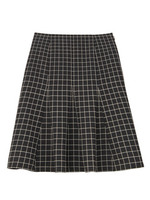 シェイプチェックスカート/ネイビー系(994)