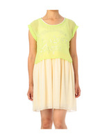 シフォンTシャツ&タンクワンピースSET/ブラック(519)