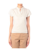 シフォン×フリルプルオーバー/ベージュ系(051)