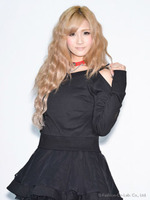 シフォン切替オフショルトップス/ブラック