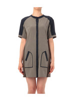 シルキーリライムワンピース/ブルー系(082)