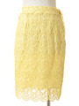 スカラップレースタイトスカート/PK