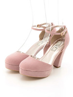 スカラヒールパンプス/ミックス1