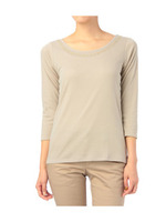 スクエア模様ホットフィットプルオーバー/グリーン系(090)