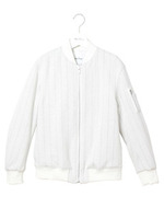 ストライプブルゾン/OWHT