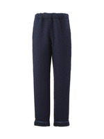 スライバーボーダーニットパンツ/ブルー系(394)