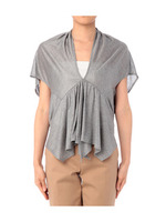 セルティスガーゼ天竺カーディガン/グレー系(012)