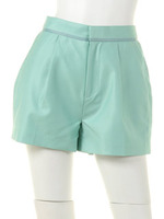 センタープレス　カラーショートパンツ/ペパーミント