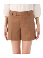 センタープレス入りドビーショートパンツ/ベージュ系(053)