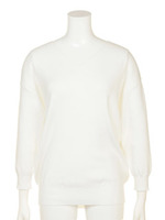 ドロップVニット/ライトグレー