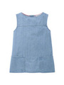 ノースリーブデニムトップス/ブルー系(090)
