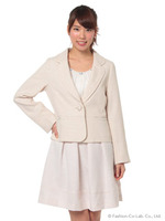 パーティードレス・テーラービジューJKT/ピンク