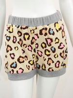 ヒョウメモリーリブ　　ショートパンツ/PK