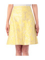 フラワーデザインAラインスカート/イエロー系(432)
