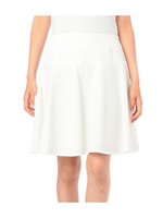 ブロックジャカードフレアスカート/ホワイト(003)