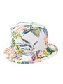 ボタニカル&バード柄ハット/ホワイト(503)