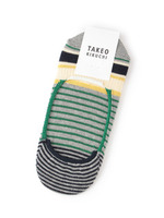 マルチボーダーシューズインソックス/レッド(362)