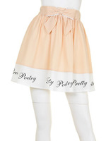 メッセージ配色スカート/ブルー