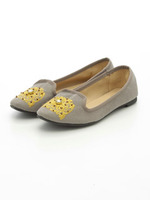 モチーフオペラシューズ/グレイ