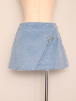モヘヤシャギーウールミニスカート/SAXE