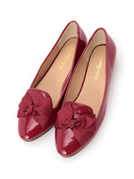 ランダムリボンパンプス/ブラウン系(442)